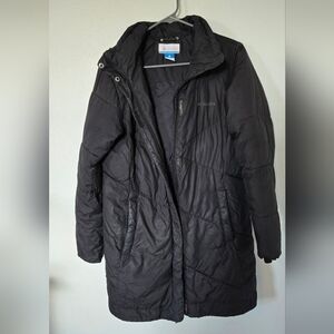 Columbia Black Coat Size Medium